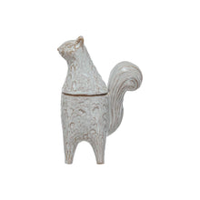 Load image into Gallery viewer, Stoneware Squirrel Shaped Jar