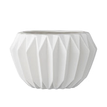Load image into Gallery viewer, Stoneware Fluted Planter