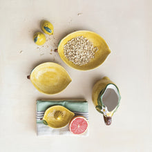 Load image into Gallery viewer, Stoneware Lemon Shaped Bowls