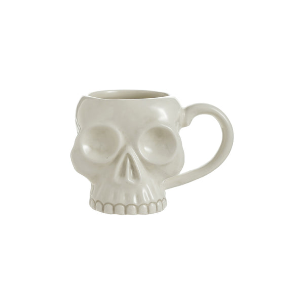 Stoneware Skull Mug