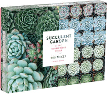 Load image into Gallery viewer, Succulent Garden Two-Sided Puzzle