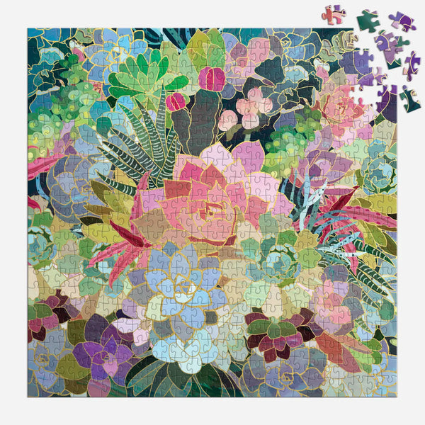 Succulent Mosaic Puzzle