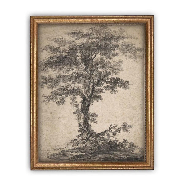 The Noble Oak Vintage Framed Canvas Art