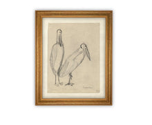 Load image into Gallery viewer, The Observers Vintage Framed Canvas Art