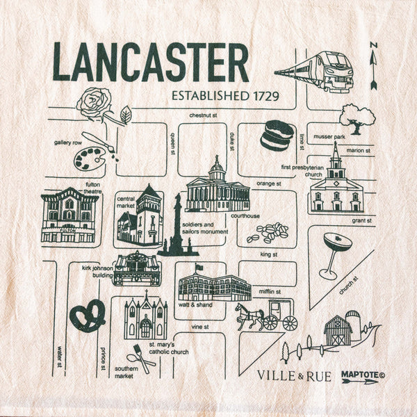 Lancaster Tea Towel