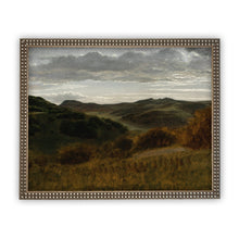 Load image into Gallery viewer, Valley at Twilight Vintage Framed Canvas Art