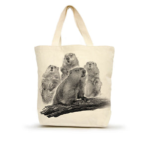 "Poppy" the Groundhog Tote - Remembrance Edition