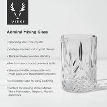 Load image into Gallery viewer, Vintage-Style Crystal Cocktail Mixing Glass