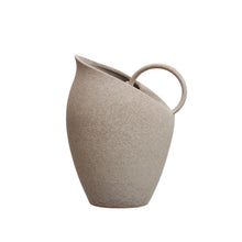 Load image into Gallery viewer, White Textured Stoneware Pitcher
