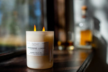Load image into Gallery viewer, Woodsmoke + Amber Candle