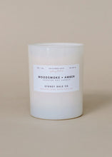 Load image into Gallery viewer, Woodsmoke + Amber Candle