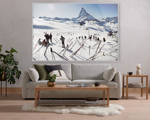 Load image into Gallery viewer, Zermatt Skiing by Slim Aarons