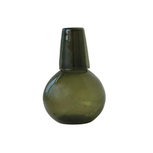 Load image into Gallery viewer, Green Recycled Glass Carafe