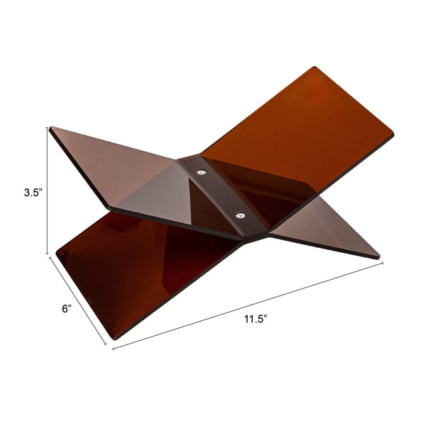 Amber Acrylic Book Holder