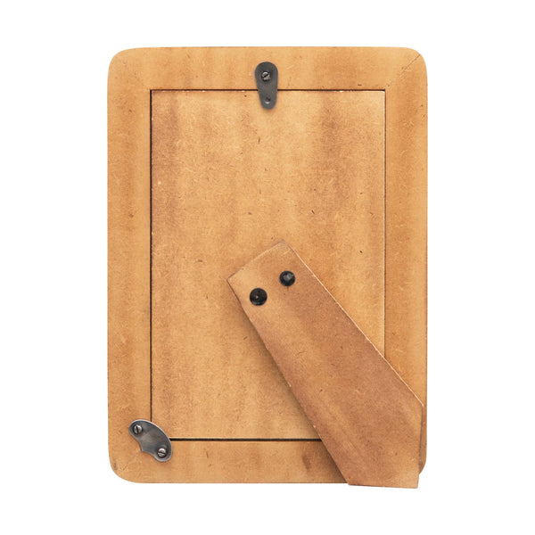 Hand Carved Horn & Brass Frame