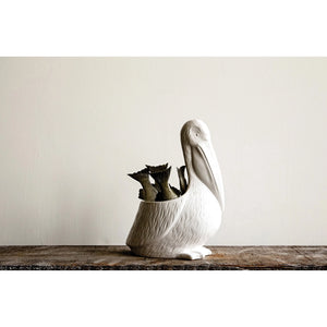 Ceramic Pelican Planter