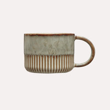 Load image into Gallery viewer, Crimped Bottom Stoneware Mug