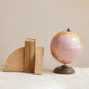 Sandstone Ribbed Edge Bookends