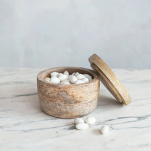 Load image into Gallery viewer, Mango Wood Salt Cellar With Lid