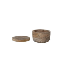 Load image into Gallery viewer, Mango Wood Salt Cellar With Lid