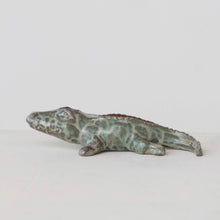 Load image into Gallery viewer, Stoneware Alligator Match Holder