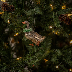 Brown Goose Ornament