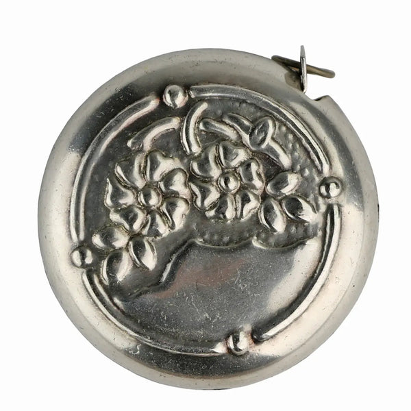 Flowers Silver Measuring Tape