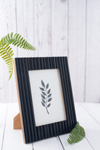 Load image into Gallery viewer, Black Fluted Frame