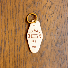 Load image into Gallery viewer, Lancaster Established Leather Keychain