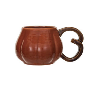 Pumpkin Stoneware Mug
