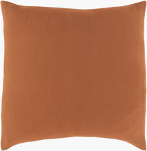 Load image into Gallery viewer, Rust Linen Duvet Set