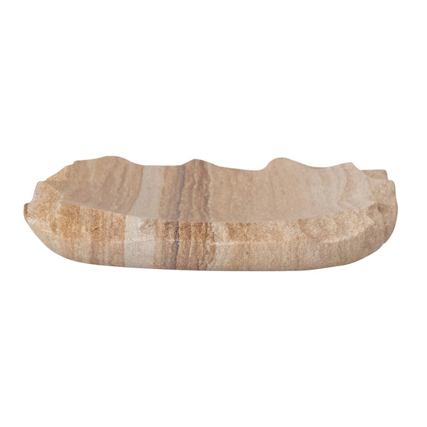 Rainbow Sandstone Soap Dish