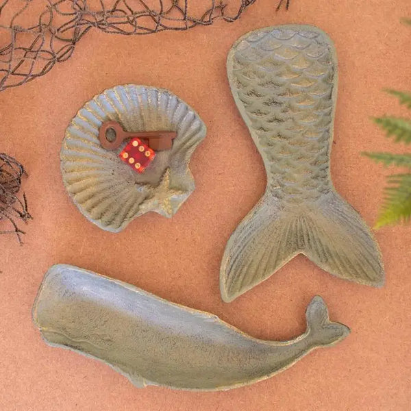 Cast Iron Coastal Trinket Tray