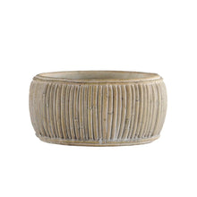 Load image into Gallery viewer, Concrete Faux Rattan Planter