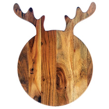 Load image into Gallery viewer, Antler Acacia Wood Cheese Board