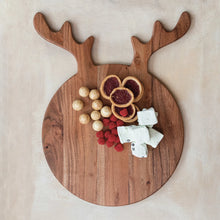 Load image into Gallery viewer, Antler Acacia Wood Cheese Board