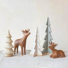 Load image into Gallery viewer, Brown Stoneware Lying Deer