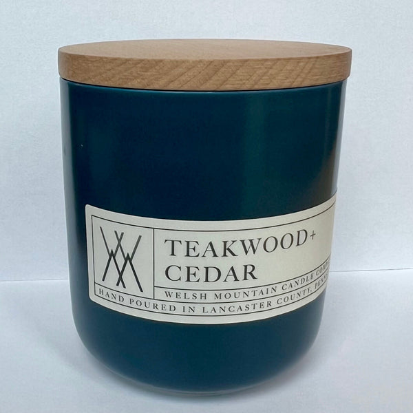 Teakwood + Cedar Candle