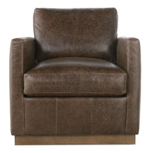 Load image into Gallery viewer, Allie Leather Swivel Chair