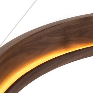 Baum Chandelier- Dark Walnut