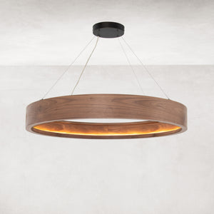 Baum Chandelier- Dark Walnut