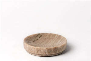 Brown Marble Flared Dish