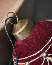 Load image into Gallery viewer, Burgundy Velour Ornament