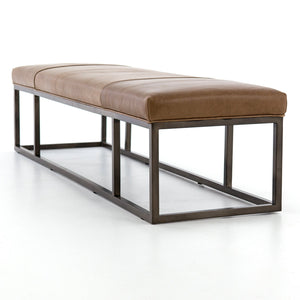 Beaumont Leather Bench