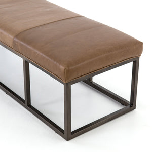 Beaumont Leather Bench