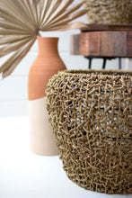 Load image into Gallery viewer, Round Woven Seagrass Planter