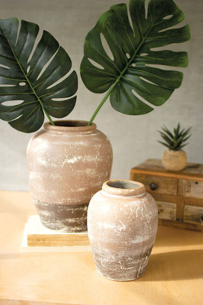 Ceramic Two-Toned Urn