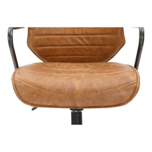 Load image into Gallery viewer, Executive Swivel Office Chair- Cognac