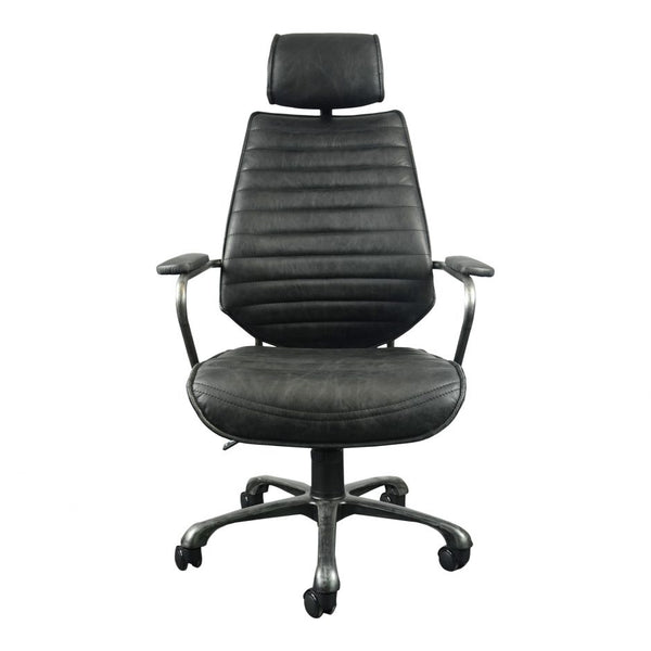 Executive Swivel Office Chair- Black