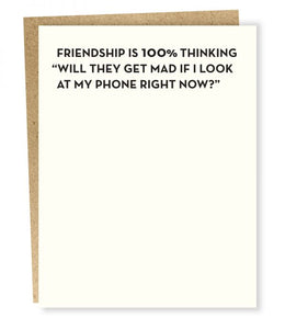 Friendship Card Greeting Card